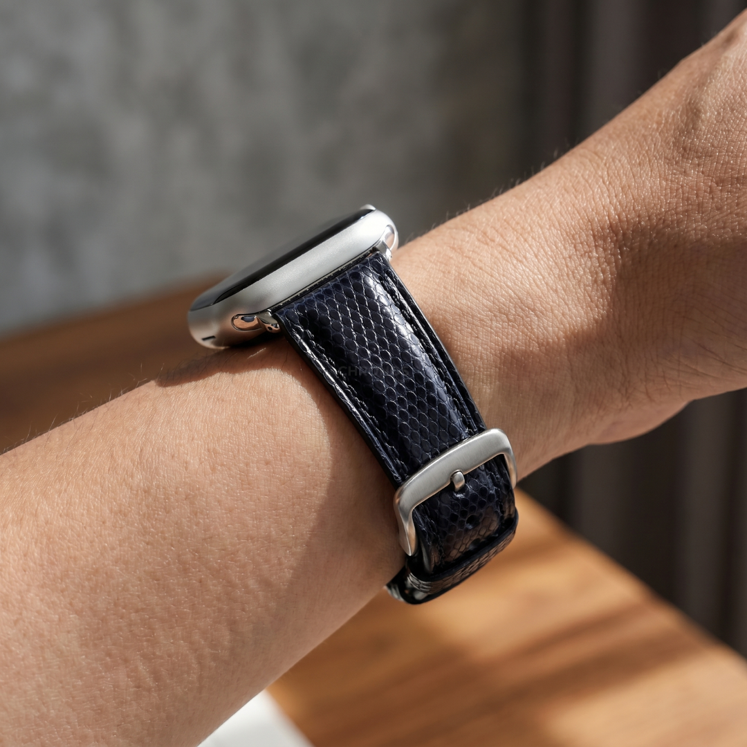 Apple Watch Band - Lizard Print Genuine Leather - Watch Band