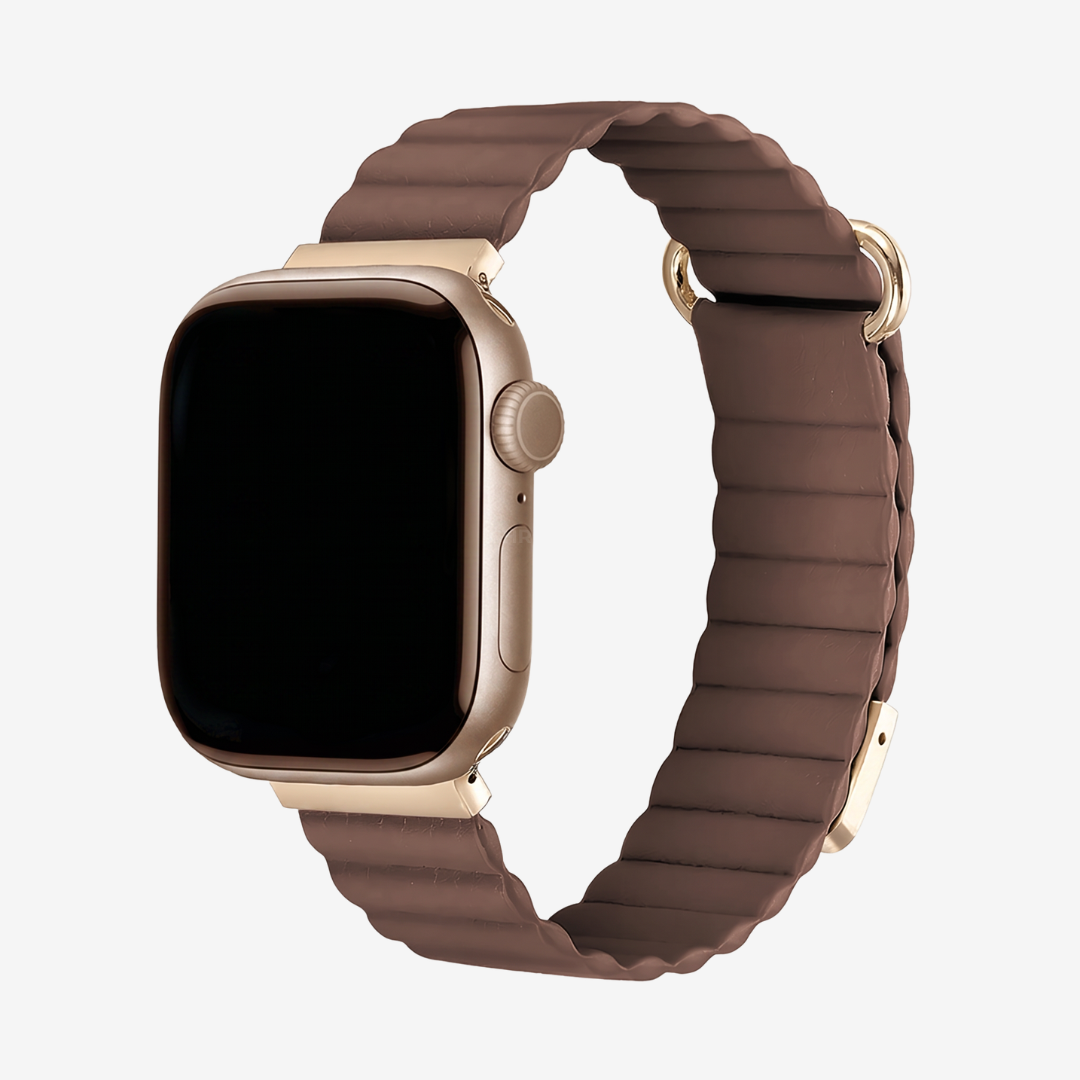 Apple Watch Band - Magnetic Leather - Brown / 38/40/41/42mm - Watch Band