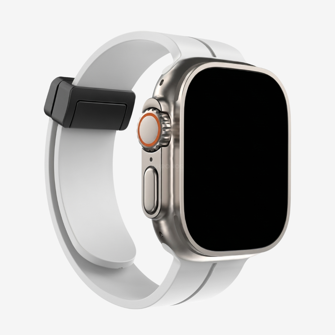 Apple Watch Band - Magnetic Silicone - White / 38/40/41/42mm - Watch Band