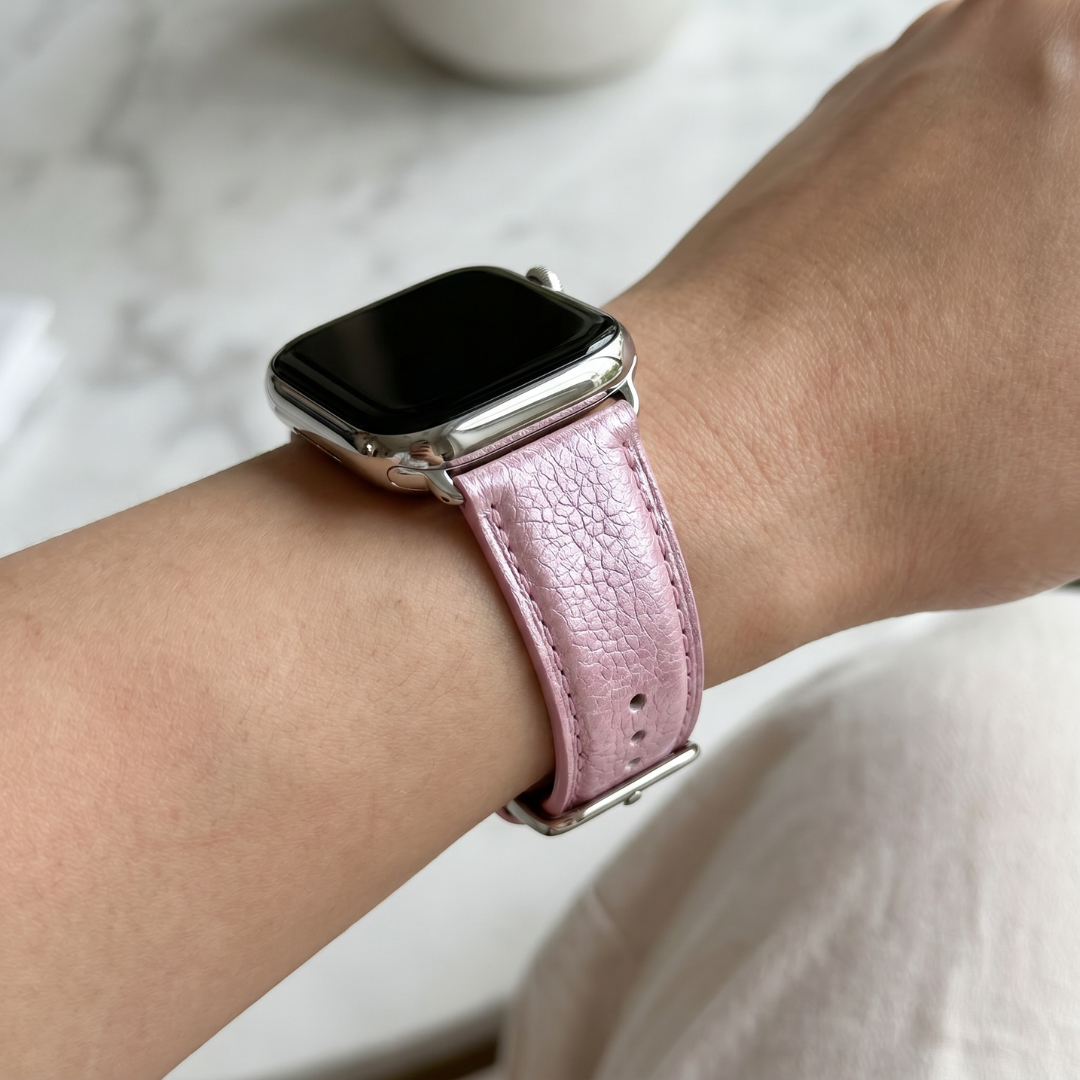 Apple Watch Band - Metallic Genuine Leather - Watch Band