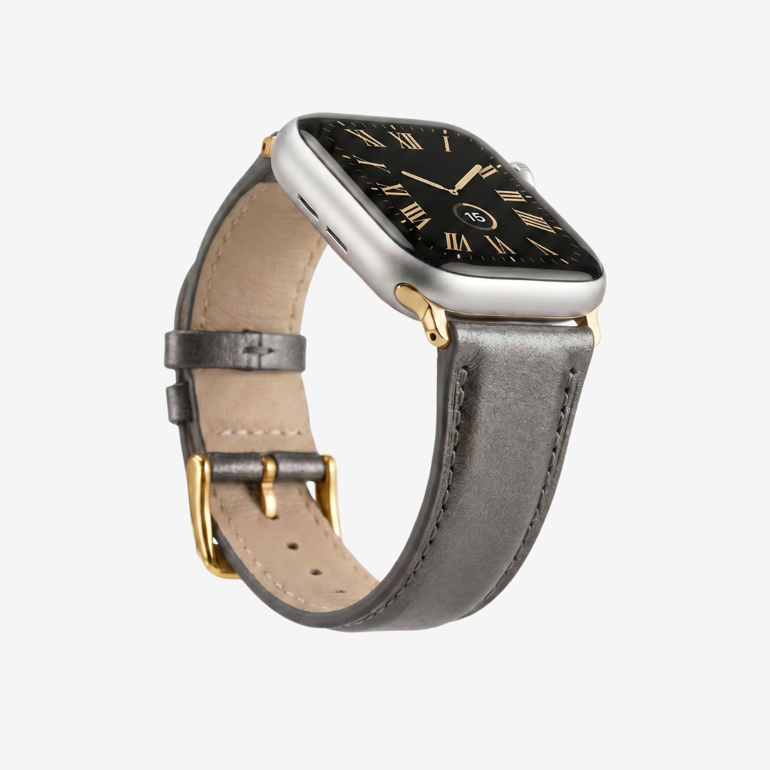 Apple Watch Band - Metallic Genuine Leather - Watch Band