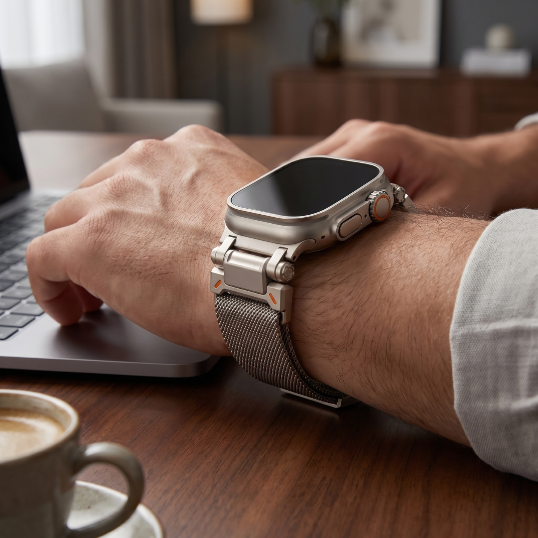 Apple Watch Band - Milanese Titanium - Watch Band