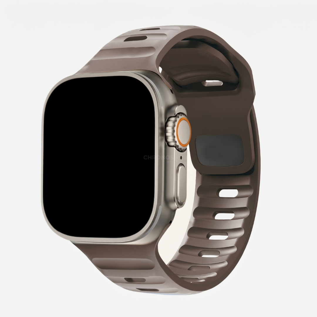 Apple Watch Band - Ocean Sport Silicone - Mocha - Watch Band