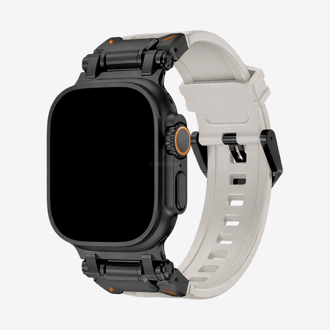 Apple Watch Band - Silicone - Grey Black - Watch Band