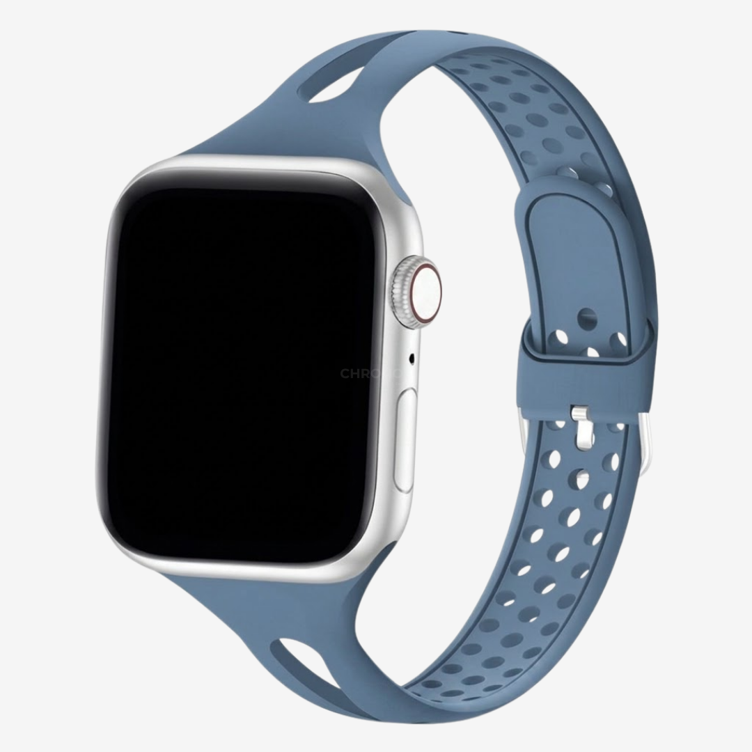 Apple Watch Band - Slim Silicone Band - Ice Cyan / 38MM / 40MM / 41MM / 42MM-S10/S11 - Watch Band