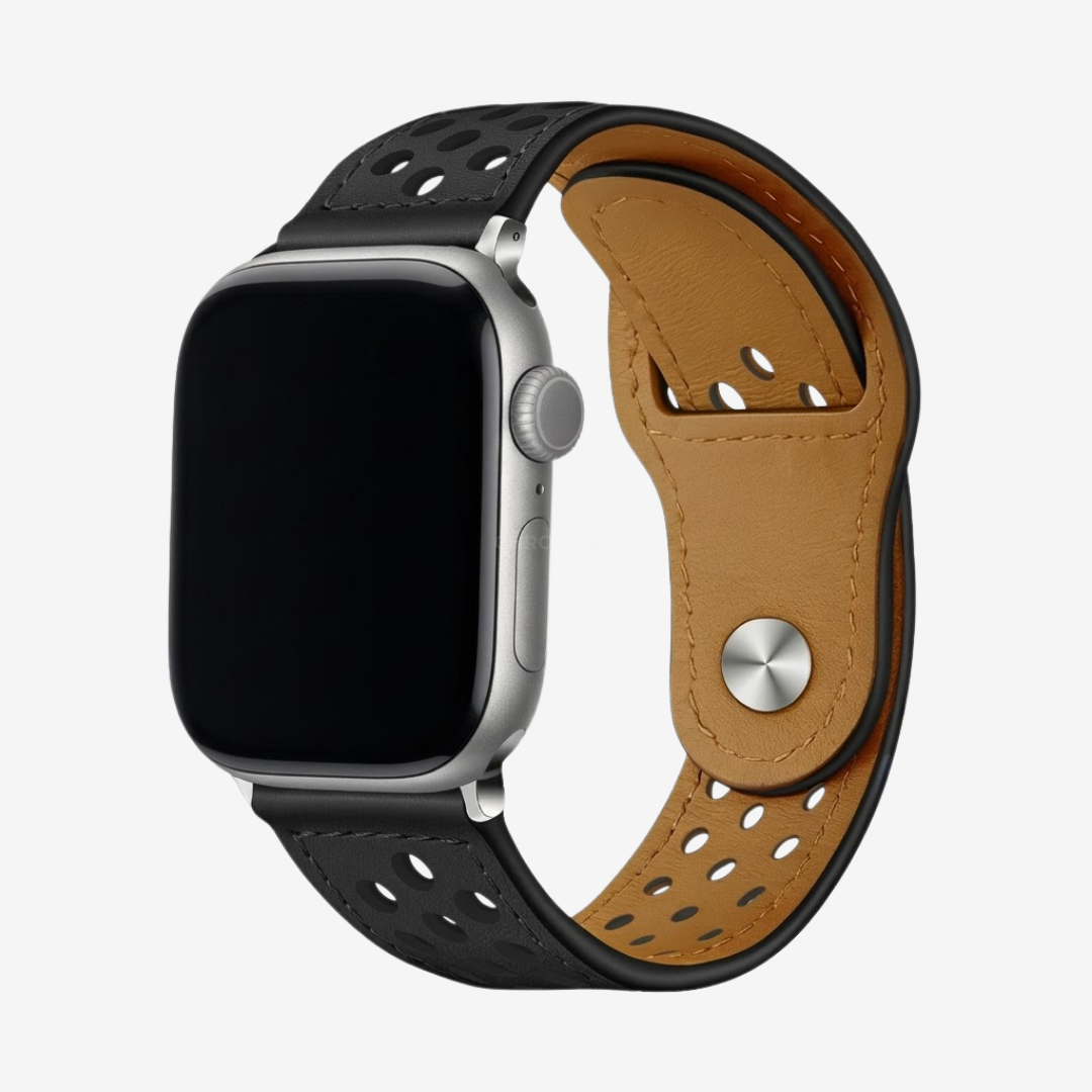 Apple Watch Band - Sport Leather - Black / 38/40/41/42mm - Watch Band