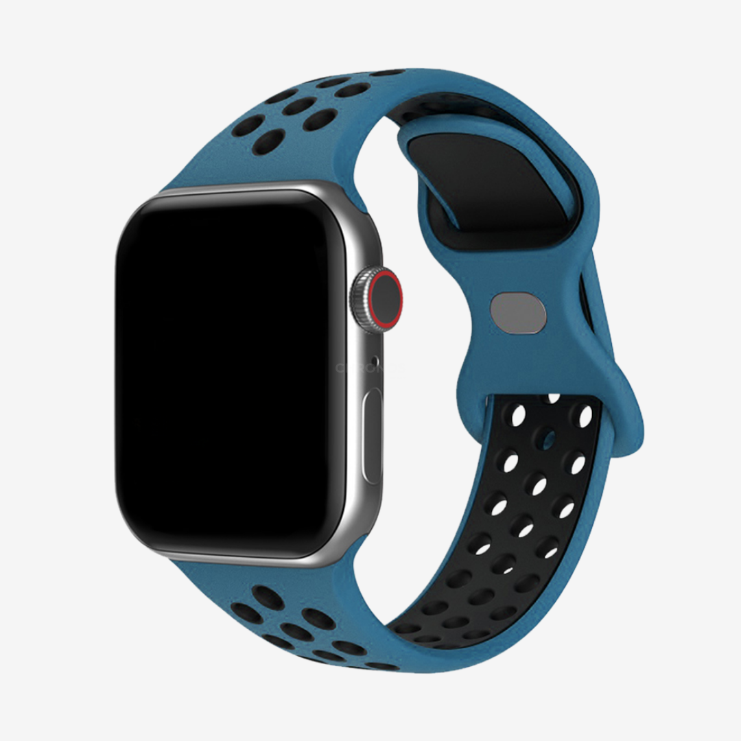 Apple Watch Band - Sport Silicone - Blue Black / 38/40/41/42mm - Watch Band