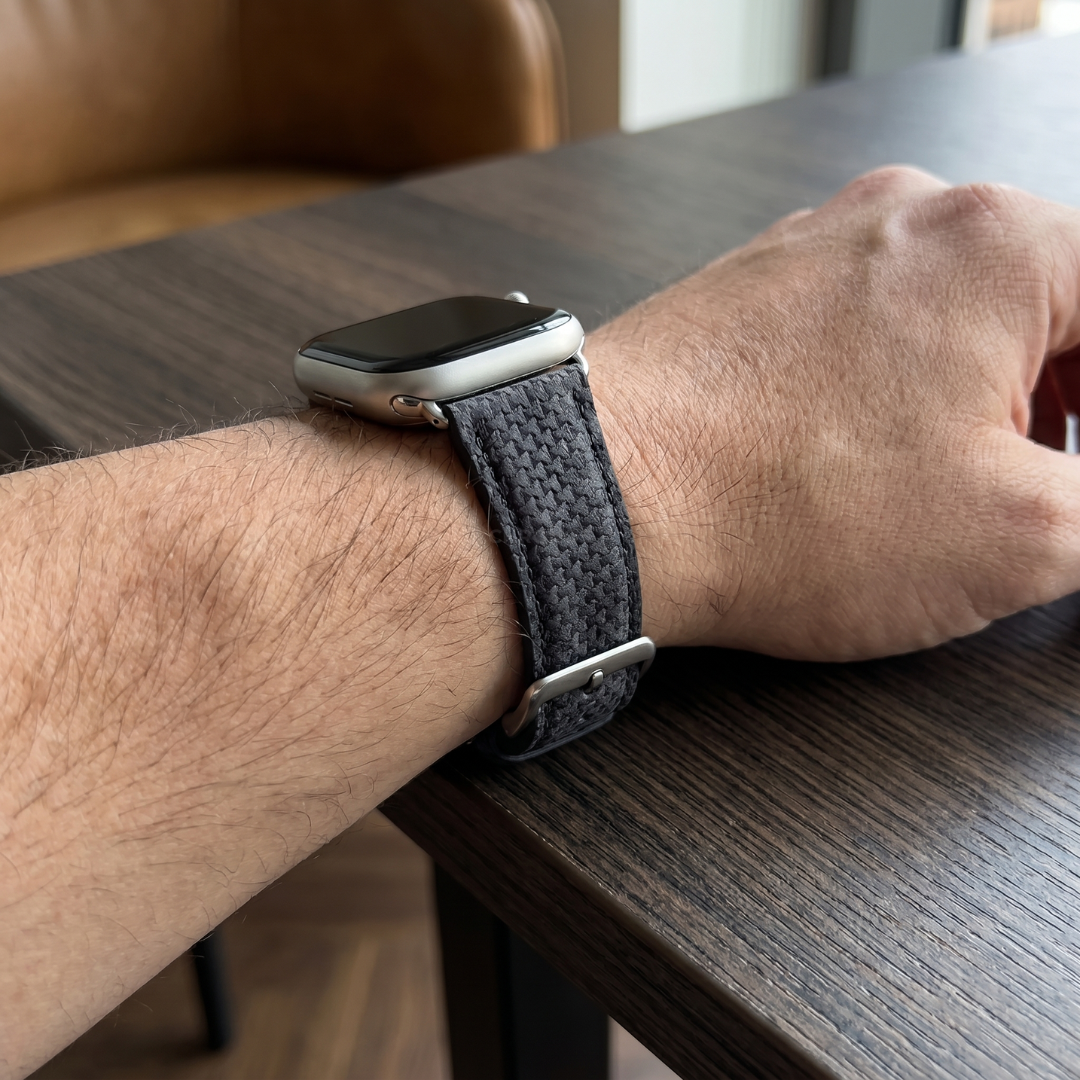 Apple Watch Band - Textured Genuine Leather - Watch Band