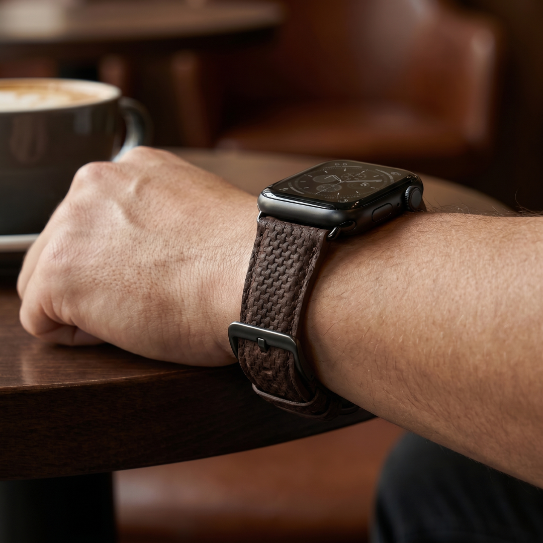 Apple Watch Band - Textured Genuine Leather - Watch Band
