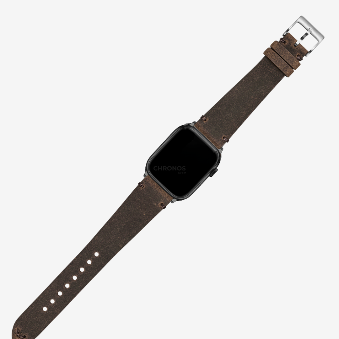 Apple Watch Band - Vintage Crazy Horse Leather - Brown - Watch Band