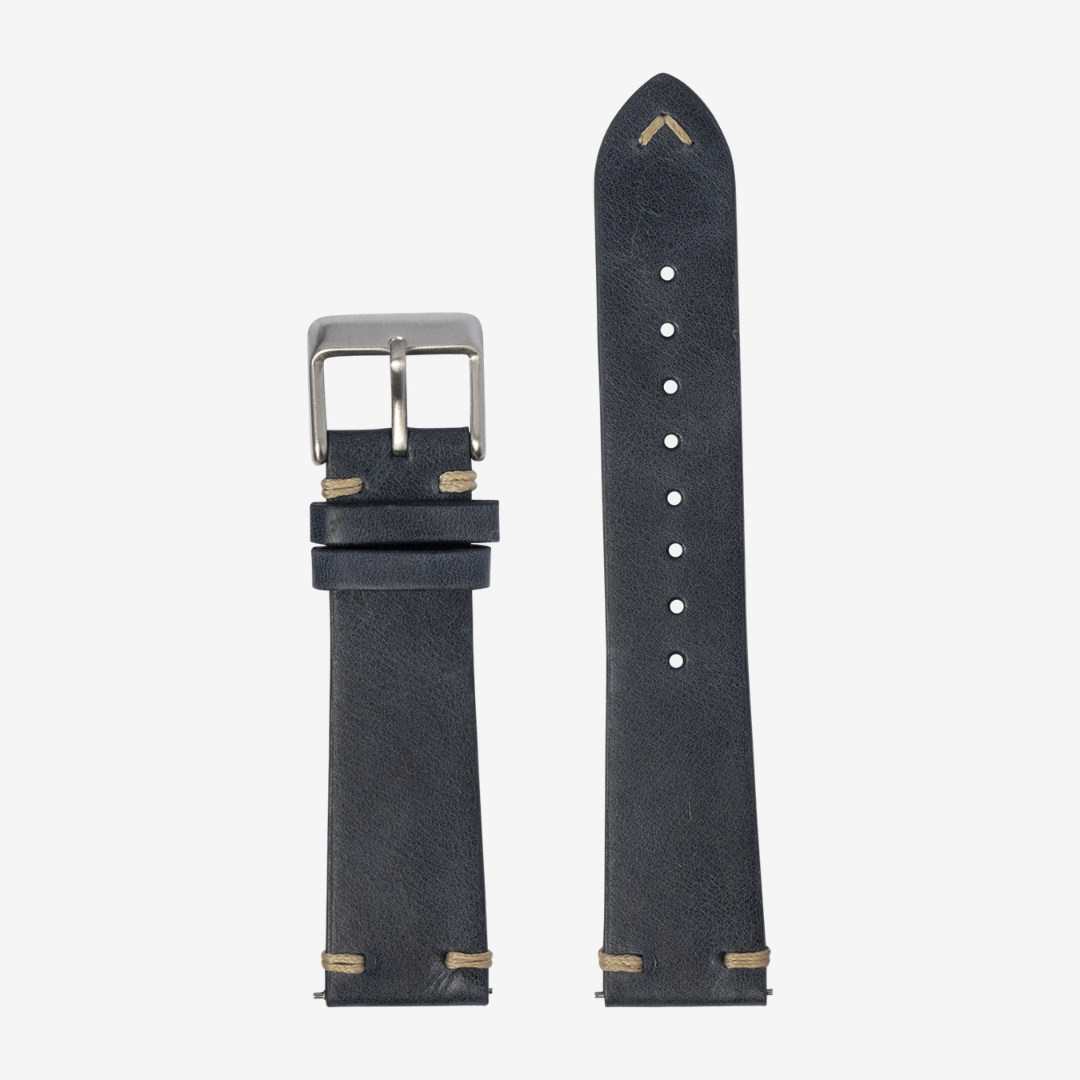 Apple Watch Band - Vintage Knotted Leather - Navy Blue - Watch Band