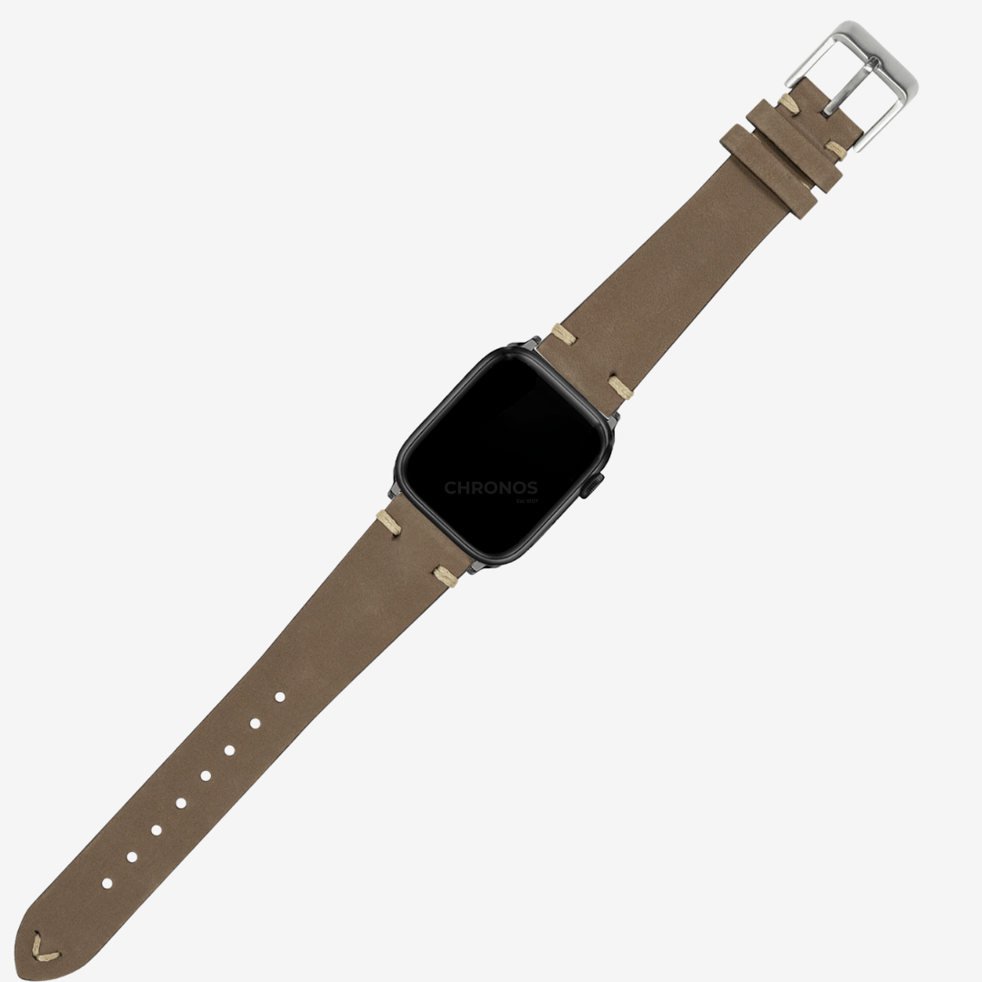 Apple Watch Band - Vintage Knotted - Nubuck Leather - Brown - Watch Band