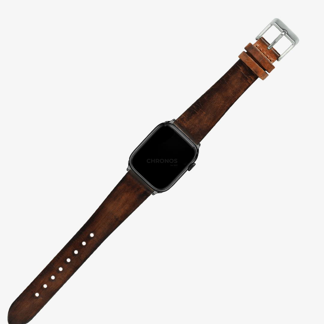 Apple Watch Band - Vintage Leather - Smoke Brown - Watch Band