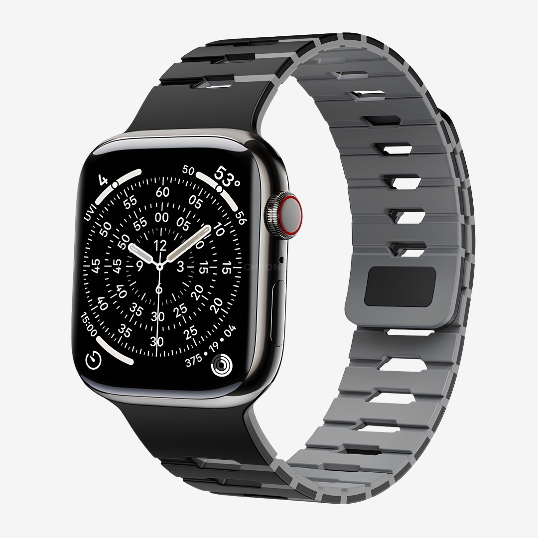 Arc Dual-Tone Sport Apple Watch Band - Black Gray / 42mm/41mm/40mm - Watch Band