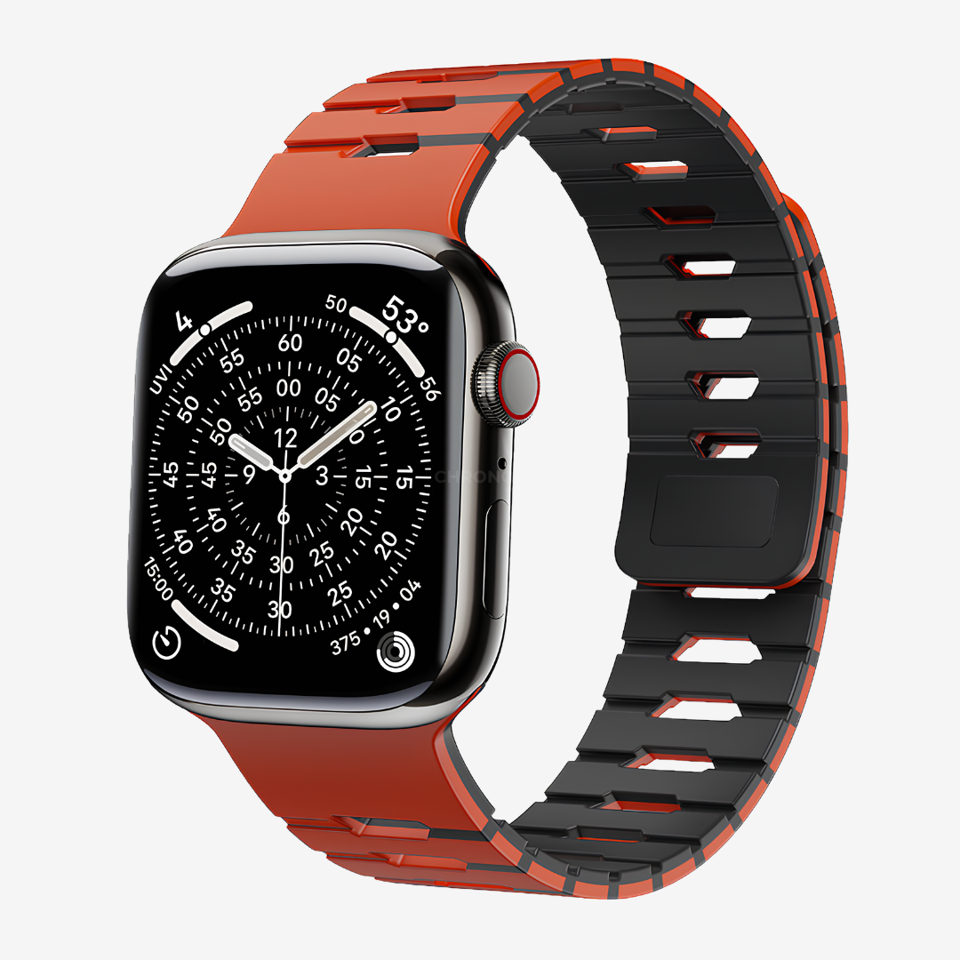 Arc Dual-Tone Sport Apple Watch Band - Orange Black / 42mm/41mm/40mm - Watch Band