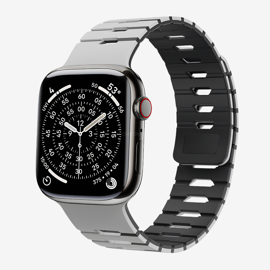 Arc Dual-Tone Sport Apple Watch Band - White Black / 42mm/41mm/40mm - Watch Band