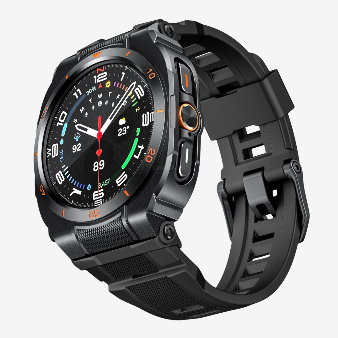 AW Rugged Case Retrofit Kit For Samsung Galaxy Watch - Black / Galaxy Watch Ultra 47mm - Watch Case