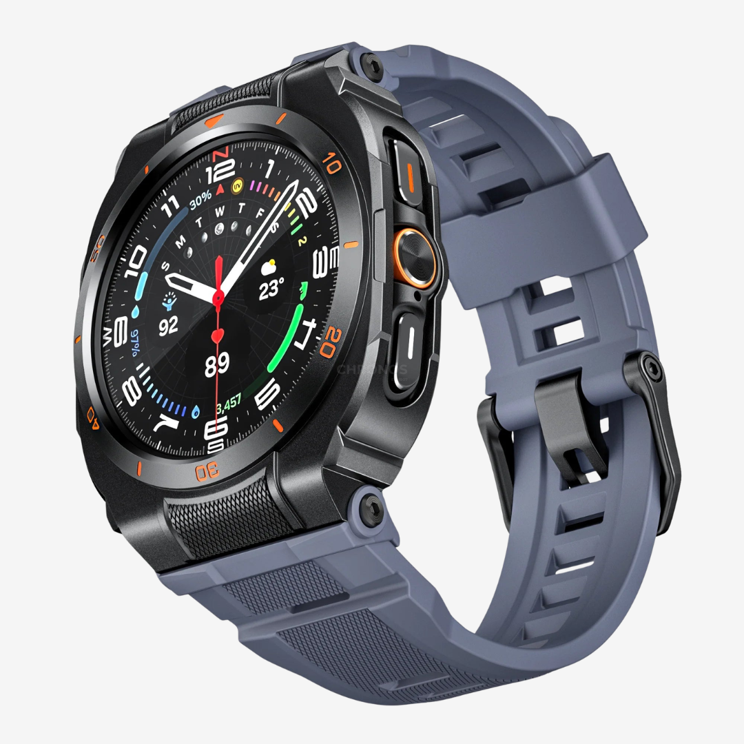 AW Rugged Case Retrofit Kit For Samsung Galaxy Watch - Blue / Galaxy Watch Ultra 47mm - Watch Case
