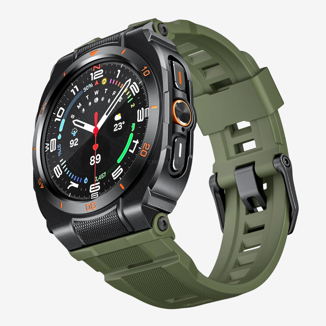 AW Rugged Case Retrofit Kit For Samsung Galaxy Watch - Green / Galaxy Watch Ultra 47mm - Watch Case