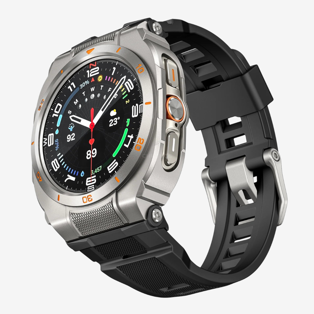 AW Rugged Case Retrofit Kit For Samsung Galaxy Watch - Titanium Black / Galaxy Watch Ultra 47mm - Watch Case