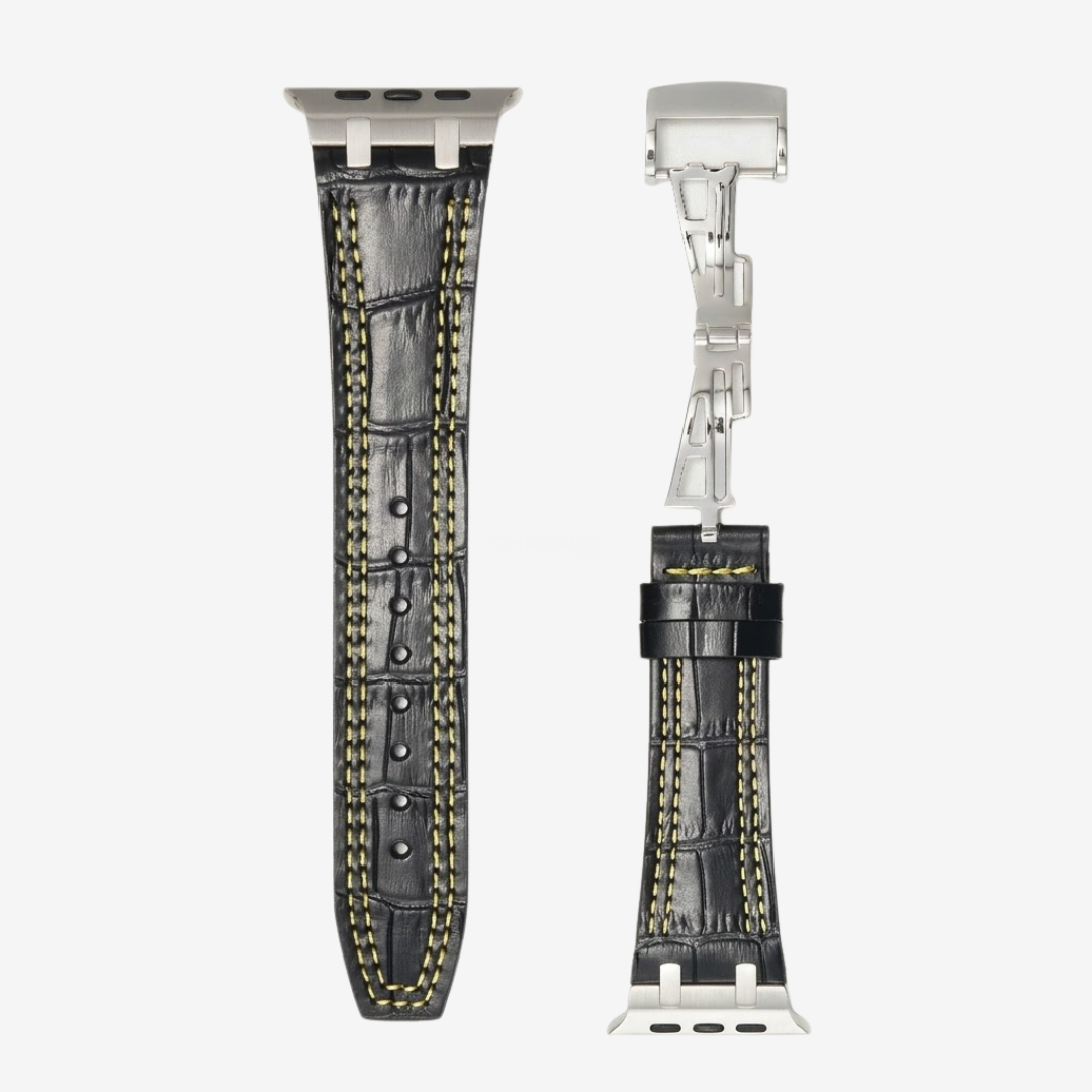 Bamboo Leather Deployment Strap | AP-Inspired - Watch Band