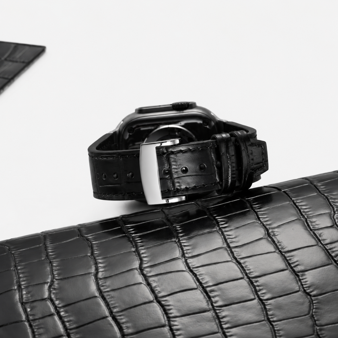 Bamboo Leather Deployment Strap | AP-Inspired - Watch Band