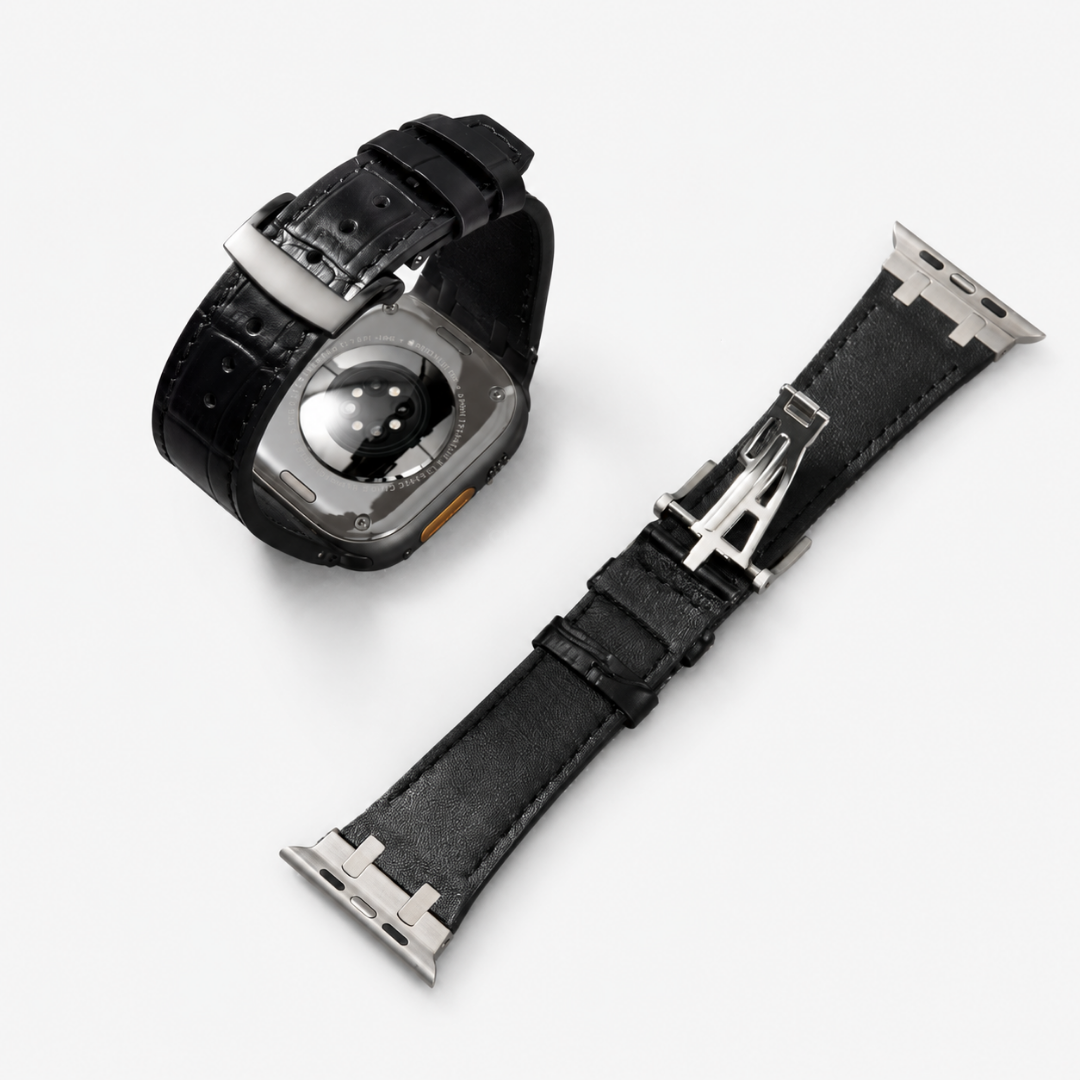 Bamboo Leather Deployment Strap | AP-Inspired - Watch Band