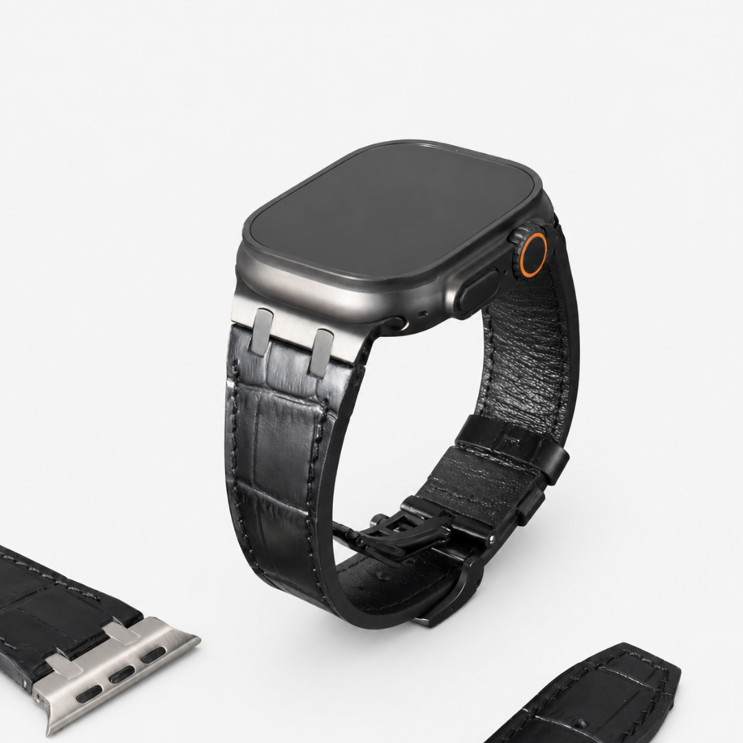 Bamboo Leather Deployment Strap | AP-Inspired - Watch Band