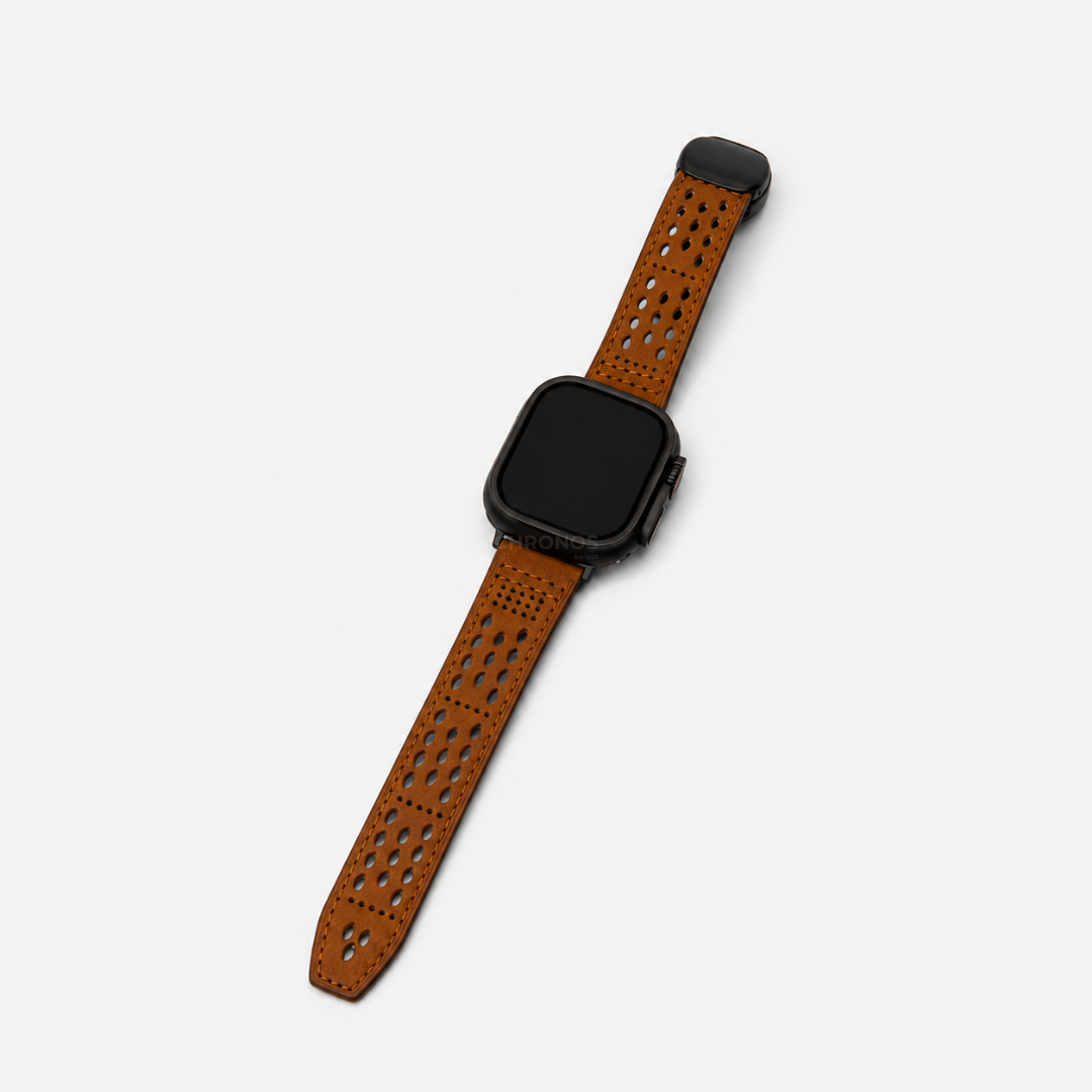 Breathable Leather Band for Apple Watch - Watch Band