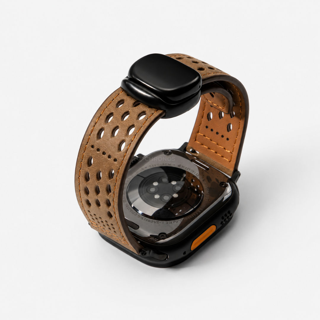 Breathable Leather Band for Apple Watch - Watch Band
