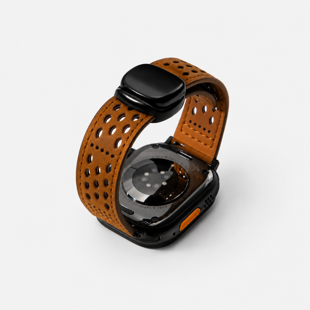 Breathable Leather Band for Apple Watch - Watch Band