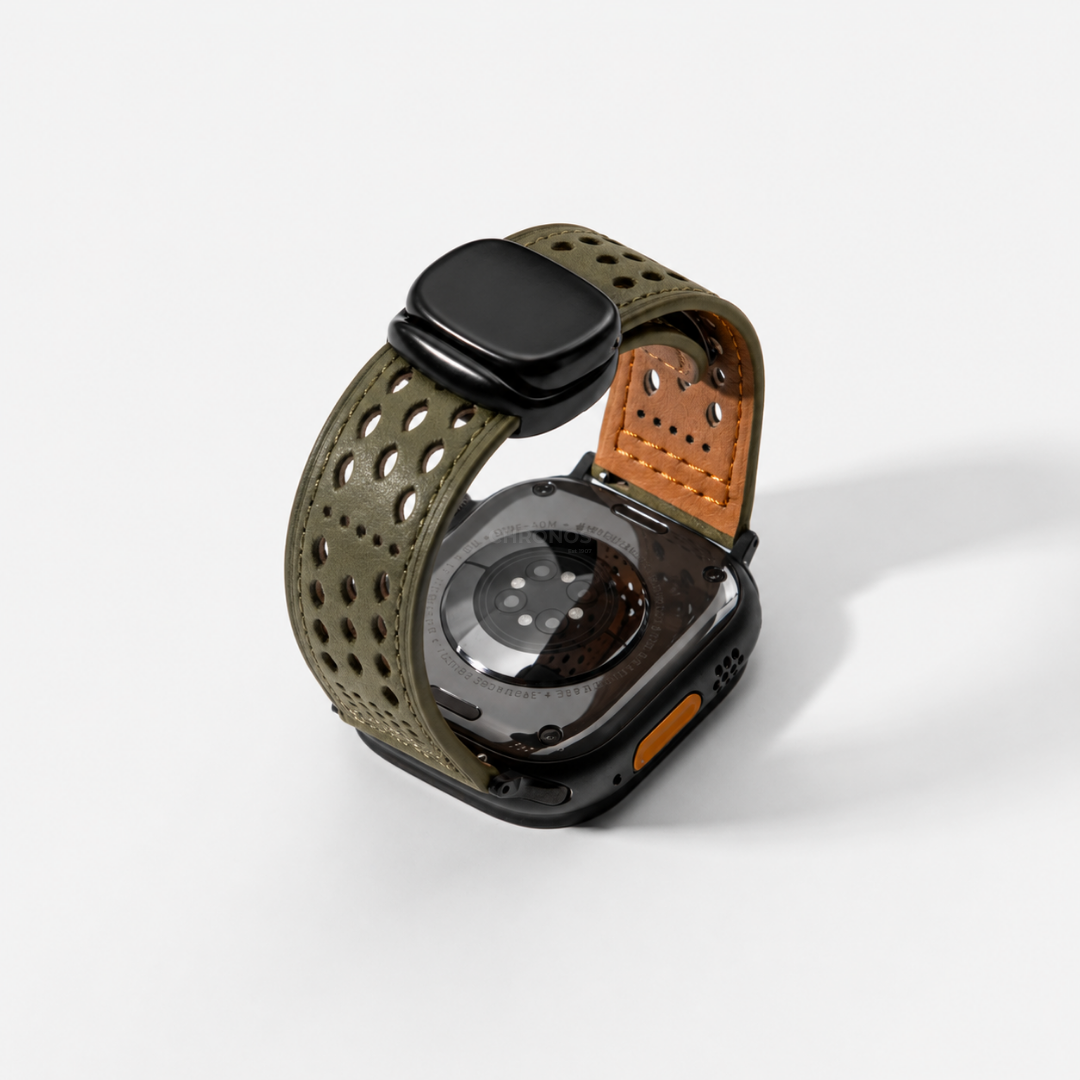 Breathable Leather Band for Apple Watch - Watch Band