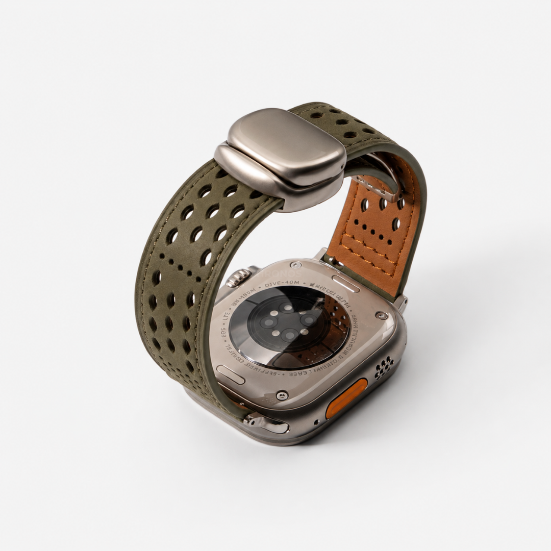 Breathable Leather Band for Apple Watch - Watch Band