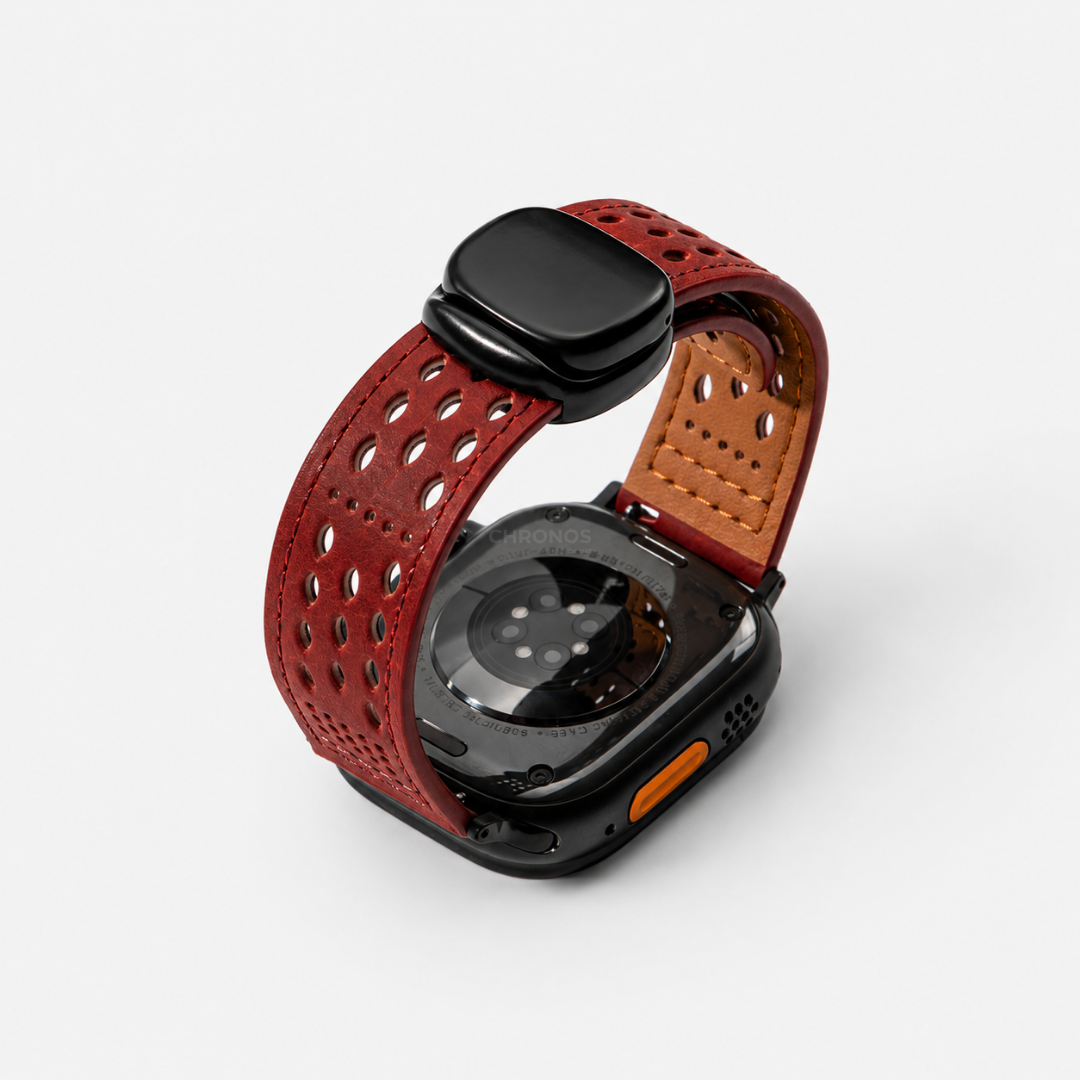Breathable Leather Band for Apple Watch - Watch Band