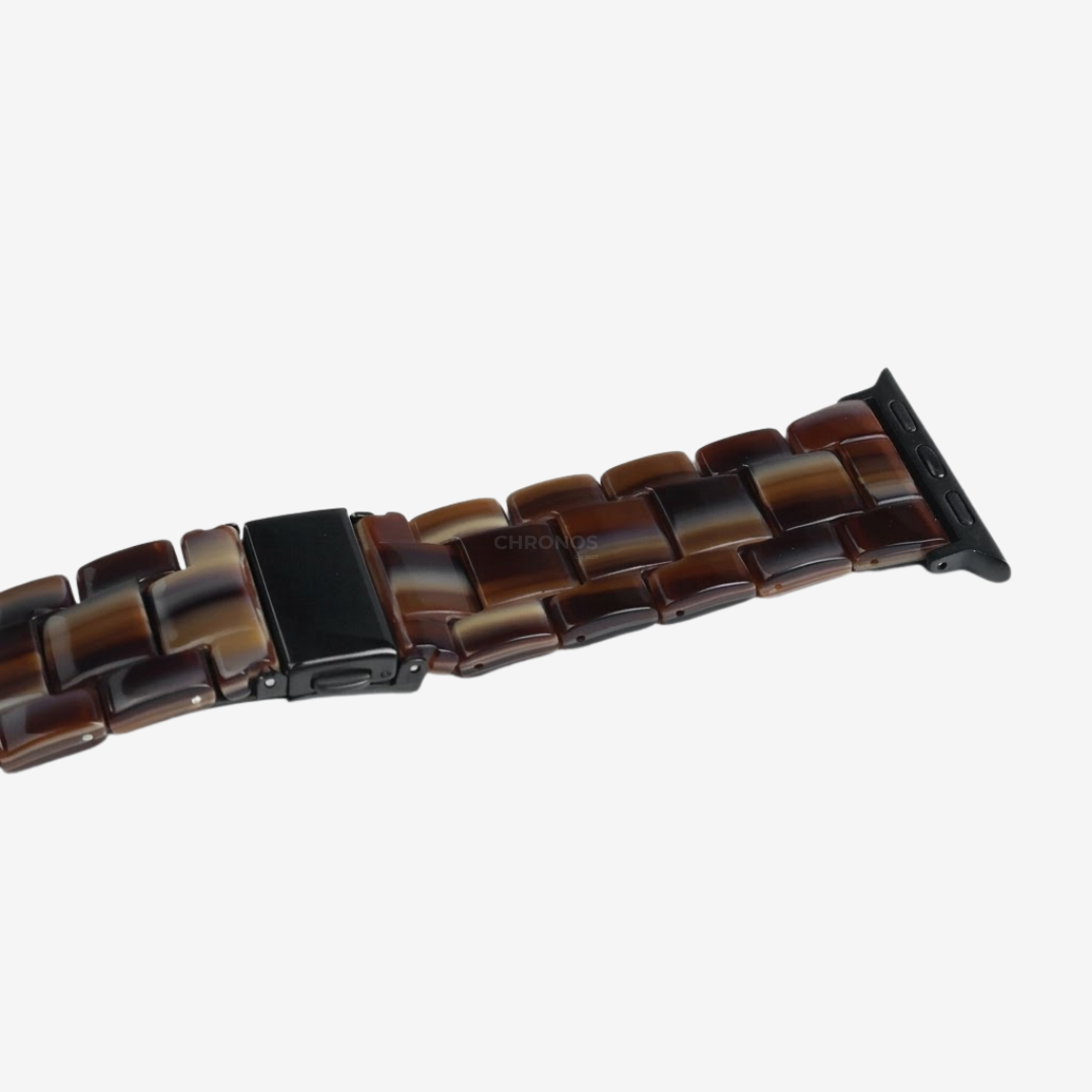 Carrara Marble Resin Link Strap - Watch Band