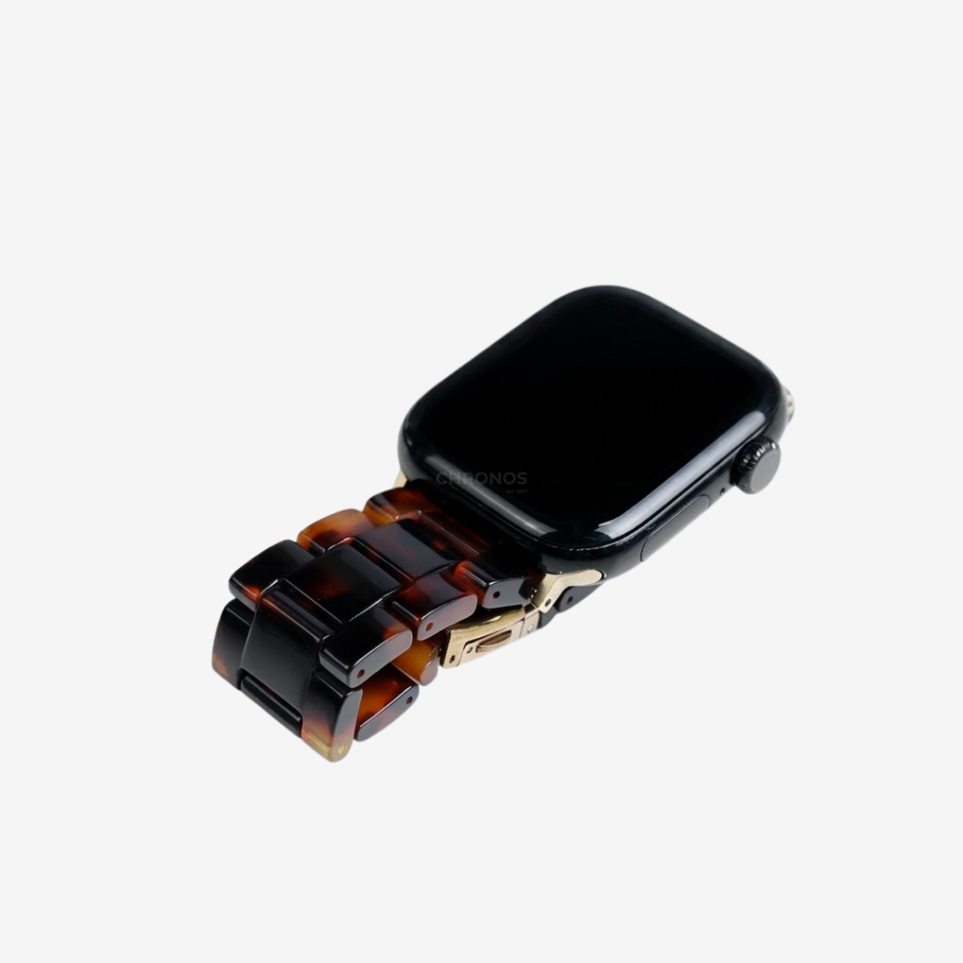 Carrara Marble Resin Link Strap - Watch Band