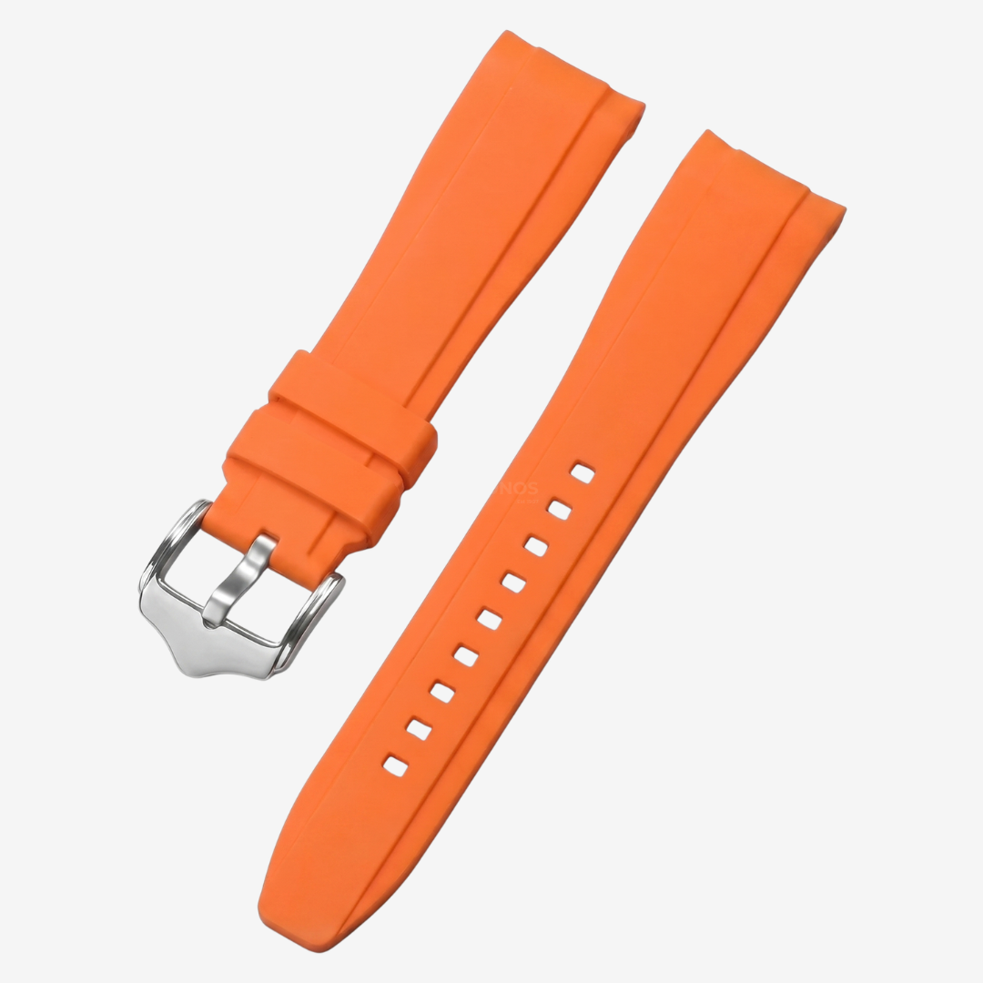 Coros Watch Band - Curved Silicone Sport - Orange - Watch Band