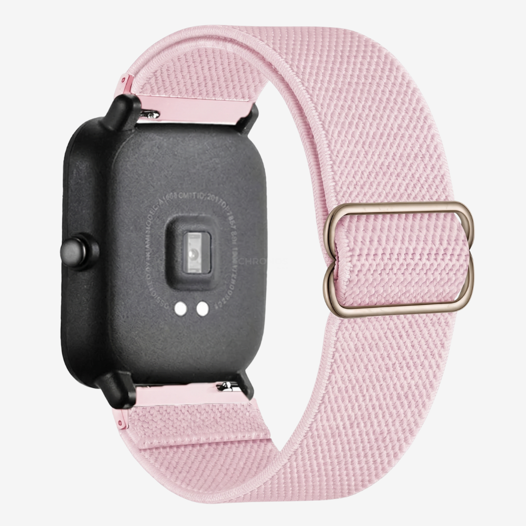 Coros Watch Band - Elastic Nylon - Light Pink - Watch Band