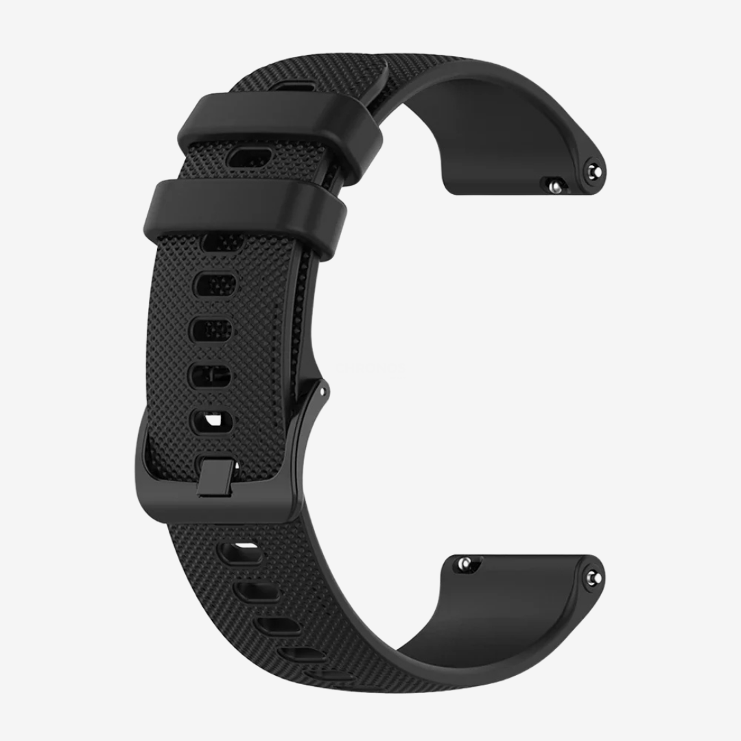 Coros Watch Band - Quick Release Silicone - Black - Watch Band