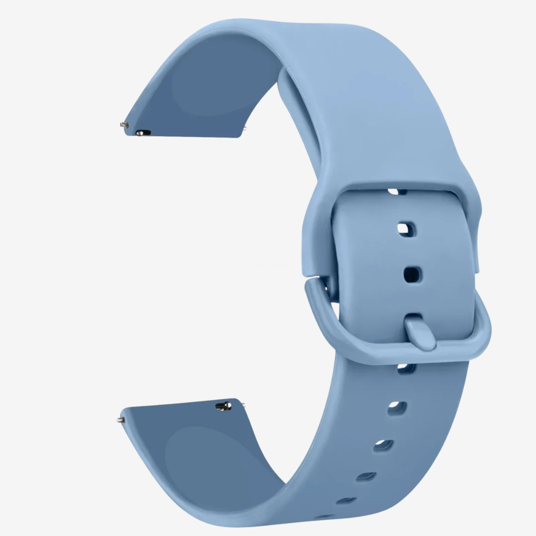 Coros Watch Band - Replacement Silicone - Pastel Blue - Watch Band