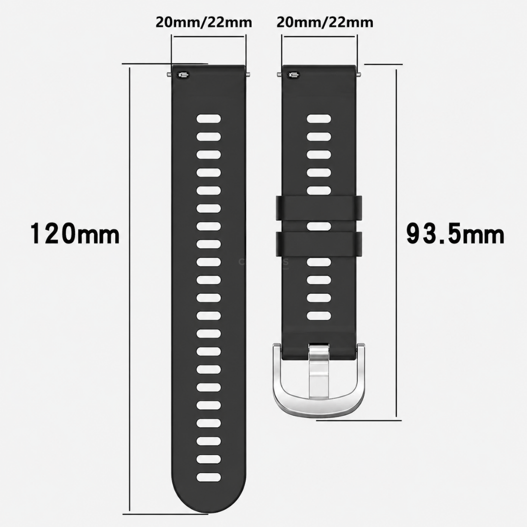 Coros Watch Band - Silicone Sport - Watch Band