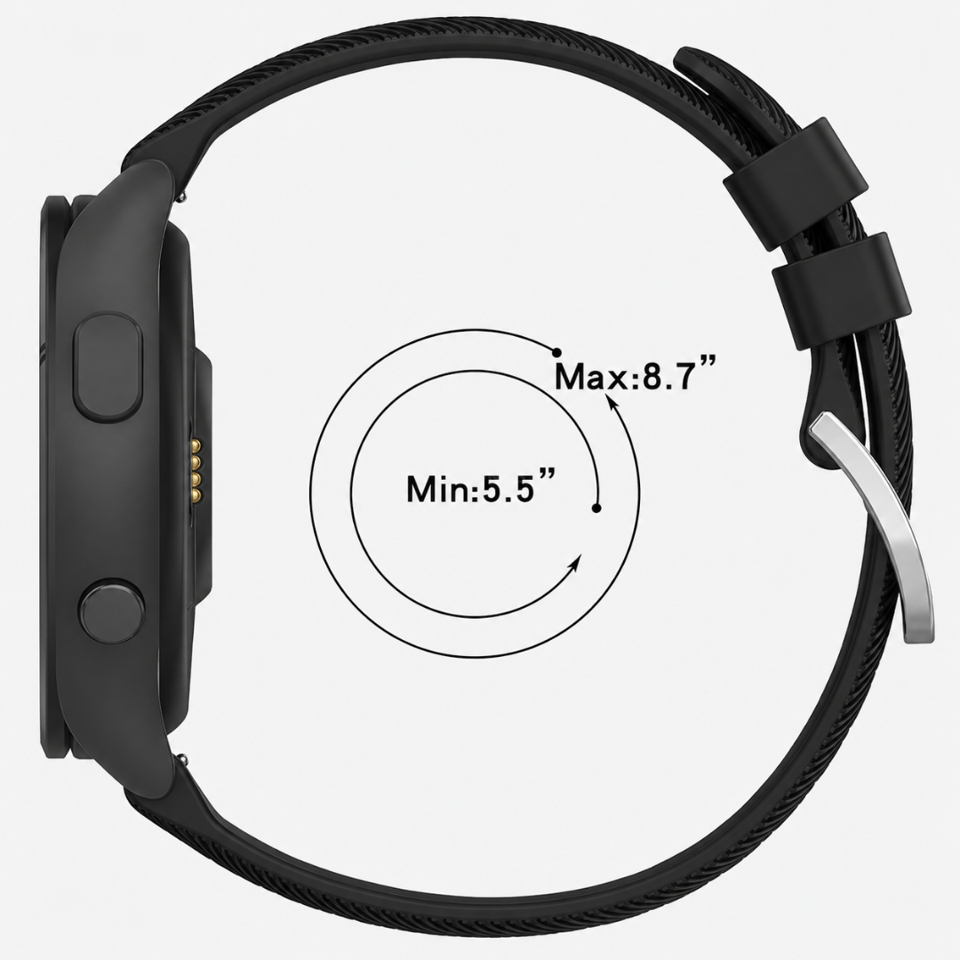 Coros Watch Band - Silicone Sport - Watch Band