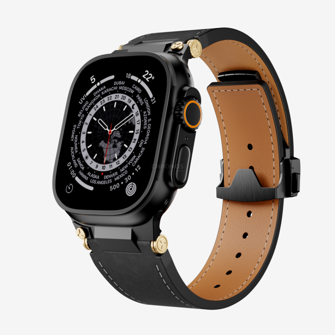 Deployment Buckle Leather Band - Watch Band