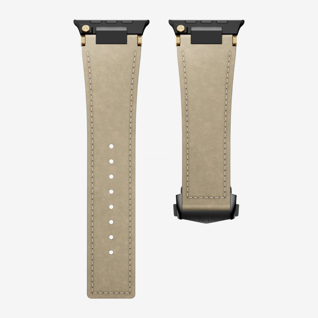 Deployment Buckle Leather Band - Watch Band