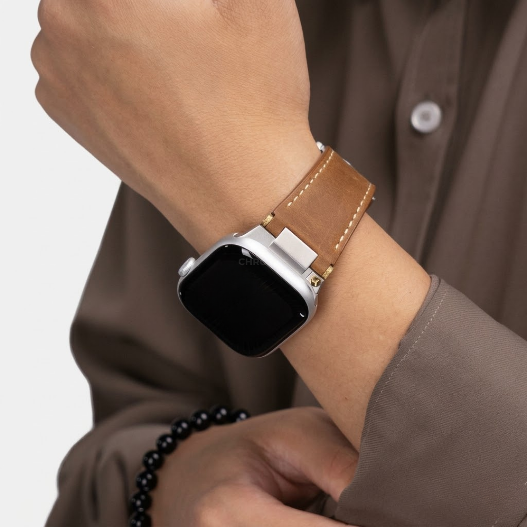 Deployment Buckle Leather Band - Watch Band