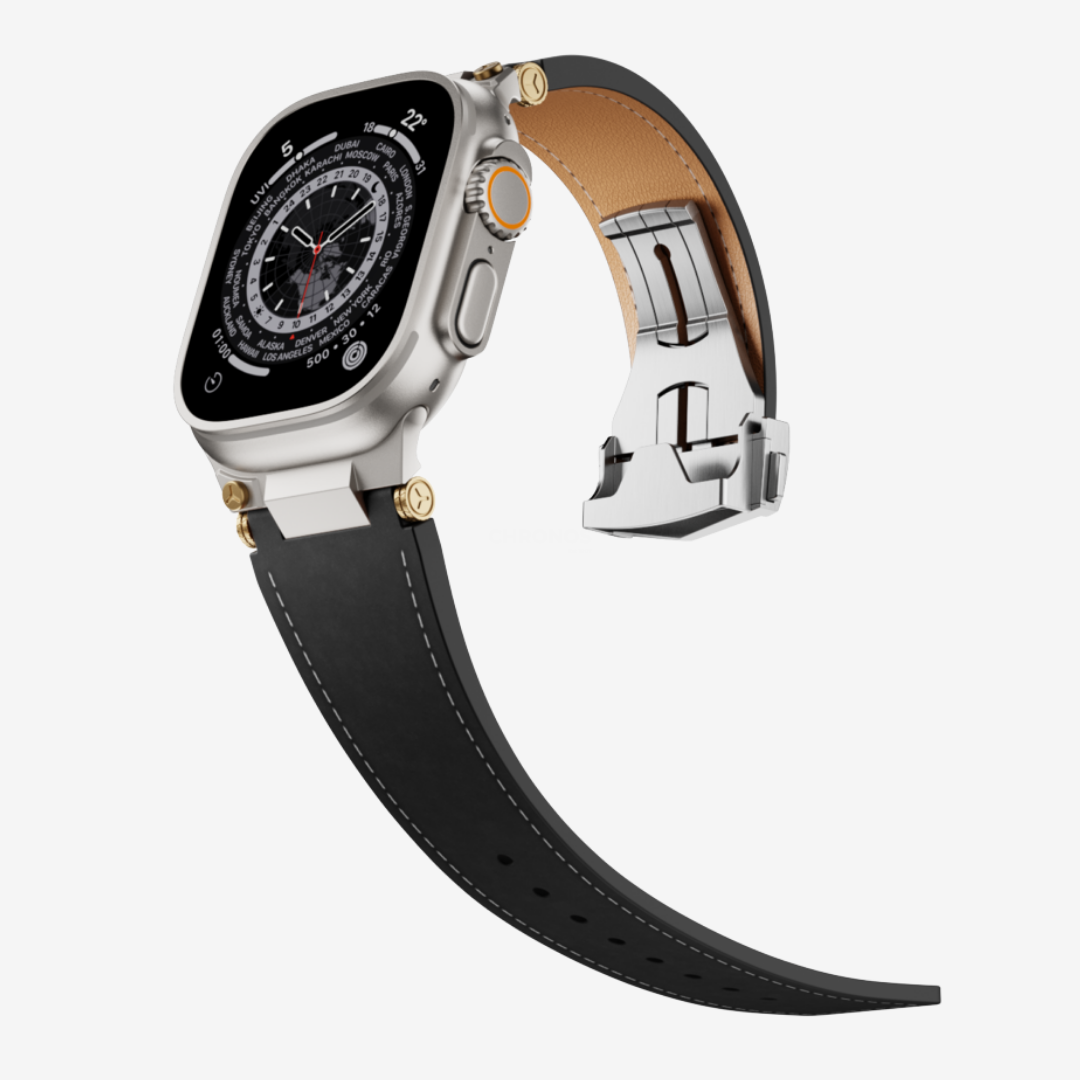 Deployment Buckle Leather Band - Watch Band