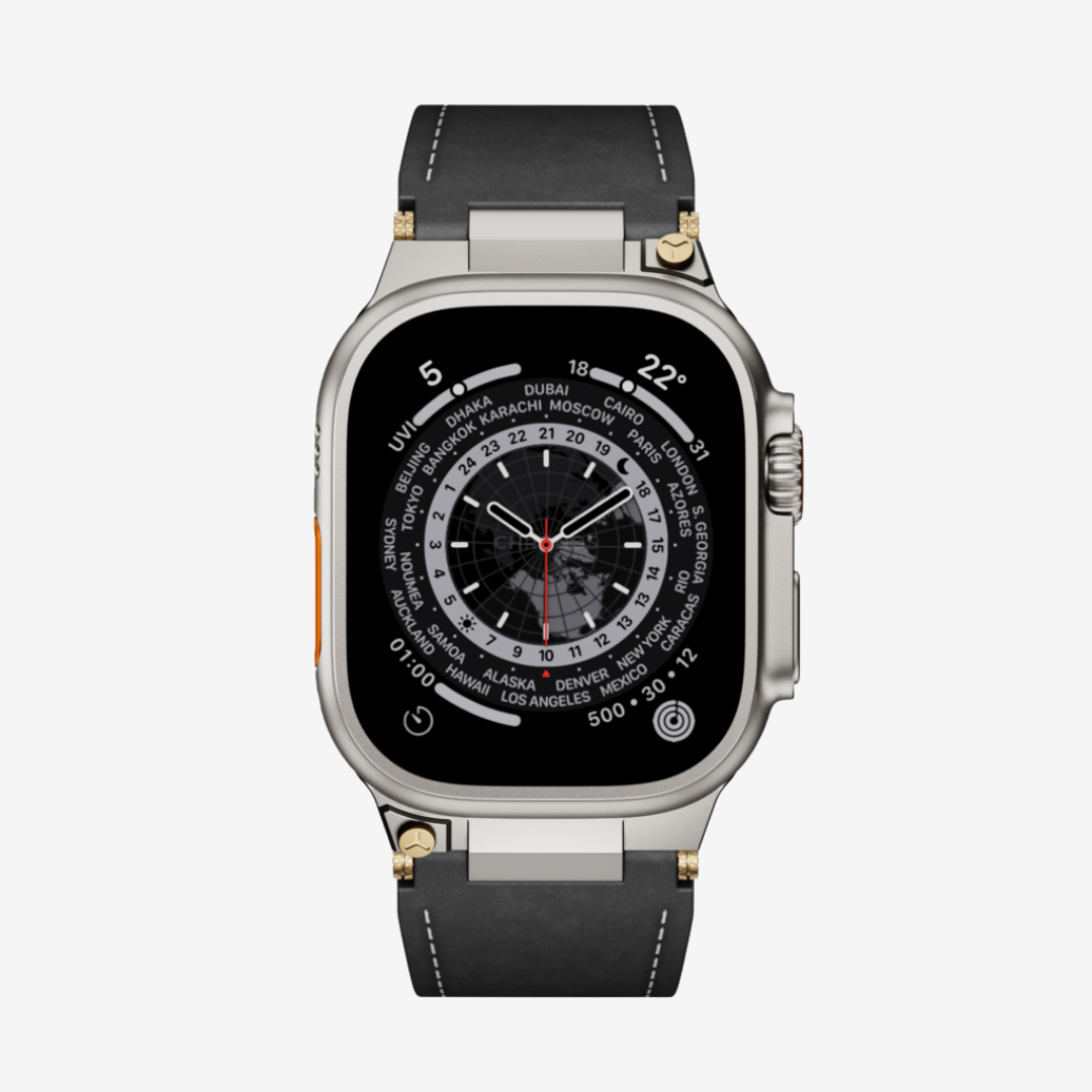 Deployment Buckle Leather Band - Watch Band