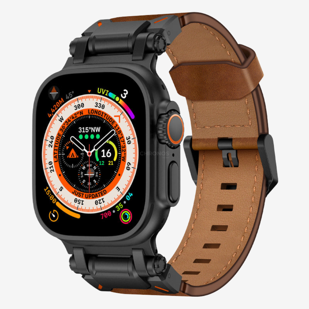 Explorer Crazy Horse Leather Band For Apple Watch - Watch Band