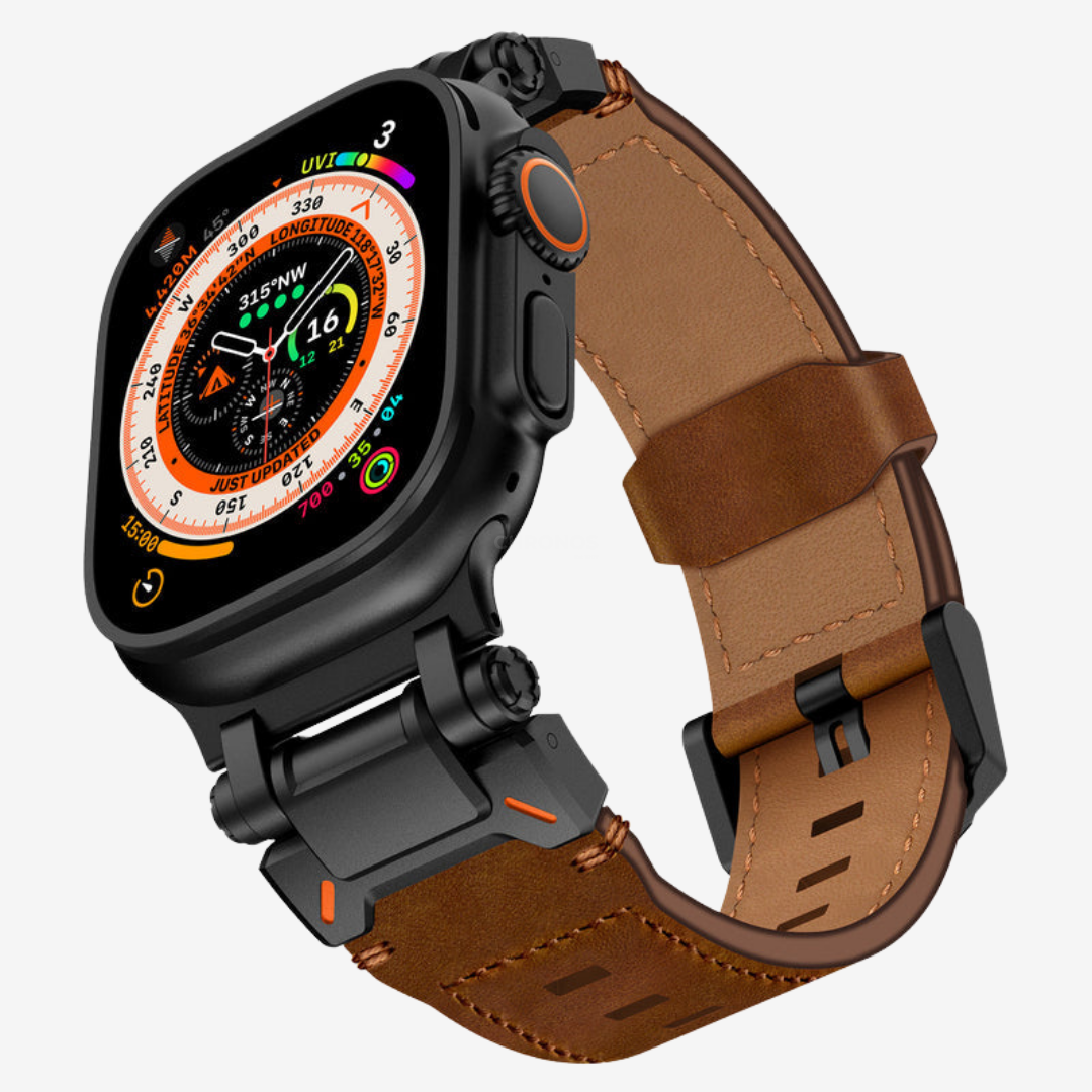 Explorer Crazy Horse Leather Band For Apple Watch - Watch Band