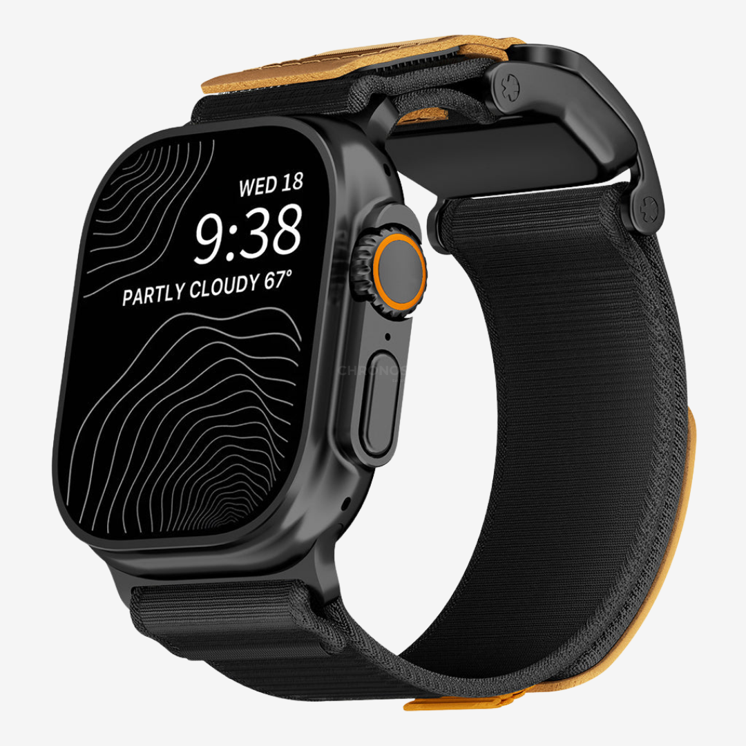 Fearless 2.0 | Tactical Magnetic Nylon Band - Black-Black Buckle / 49mm - Watch Band
